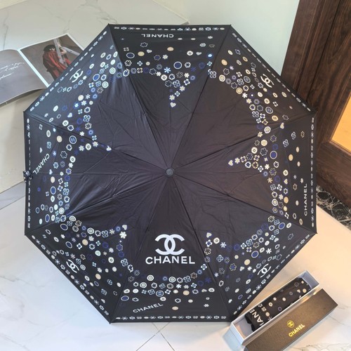 Black three fold auto umbrella - auto,